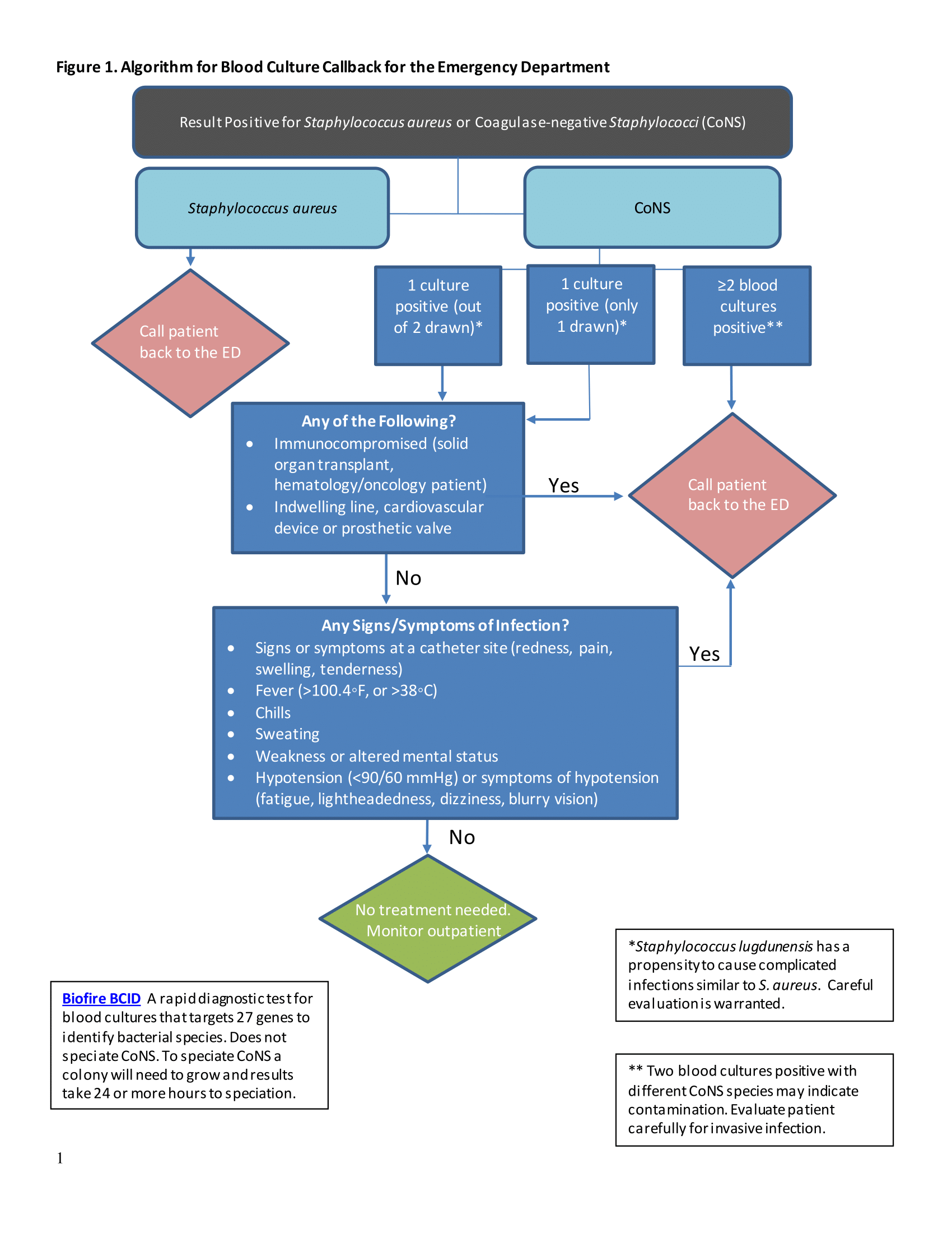 Staphylococcal Blood Culture, Coagulase negative staphylococcus, CoNS, Staph aureus
